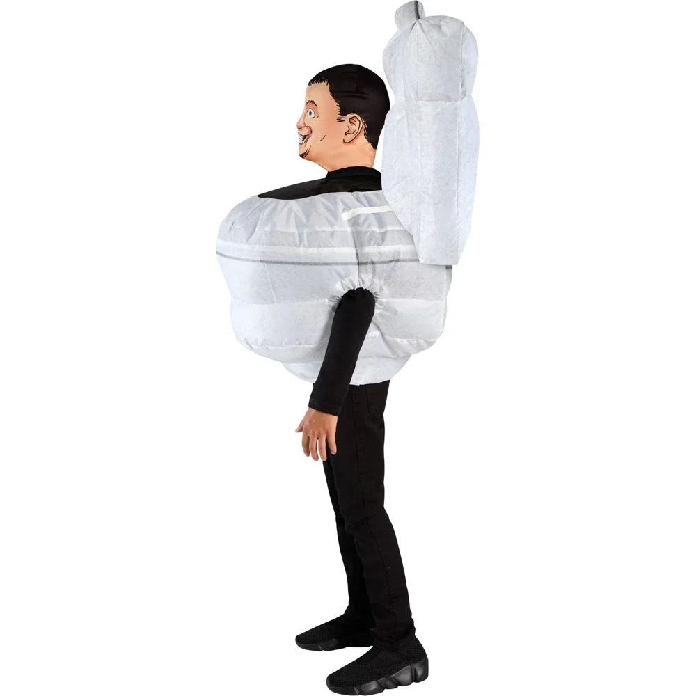 Skibidi Toilet Costume Child One Size Youth Boys Kids Inflatable NECA NEW